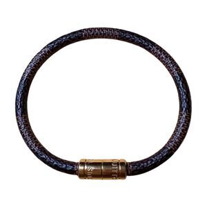 Louis Vuitton Damier Ebene Leather Bracelet
